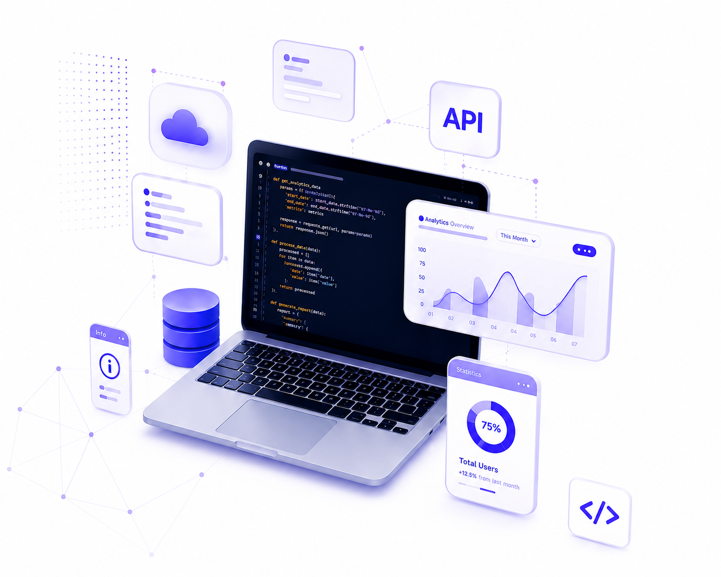 Digital Solutions Illustration